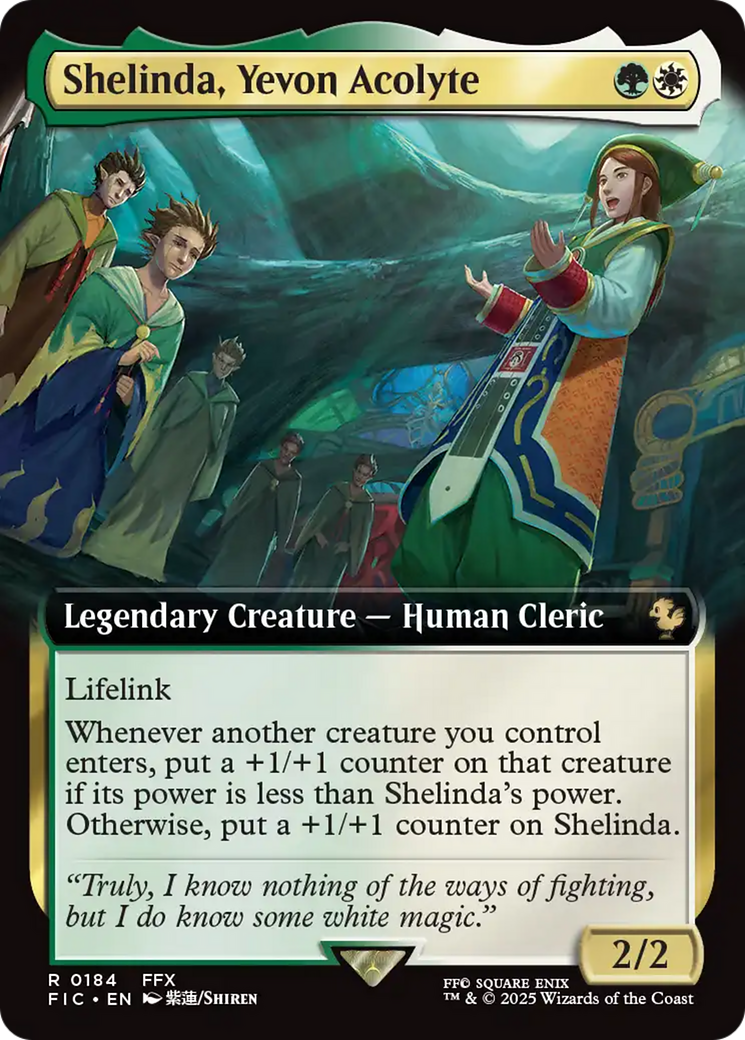 Shelinda, Yevon Acolyte (Extended Art) [FINAL FANTASY Commander] | Impulse Games and Hobbies
