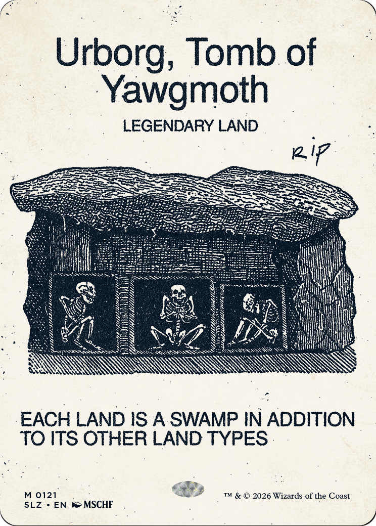 Urborg, Tomb of Yawgmoth (0121) [Secret Lair x MSCHF: The Zeta Set] | Impulse Games and Hobbies