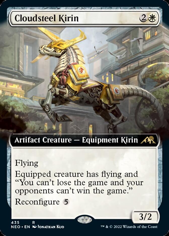 Cloudsteel Kirin (Extended Art) [Kamigawa: Neon Dynasty] | Impulse Games and Hobbies