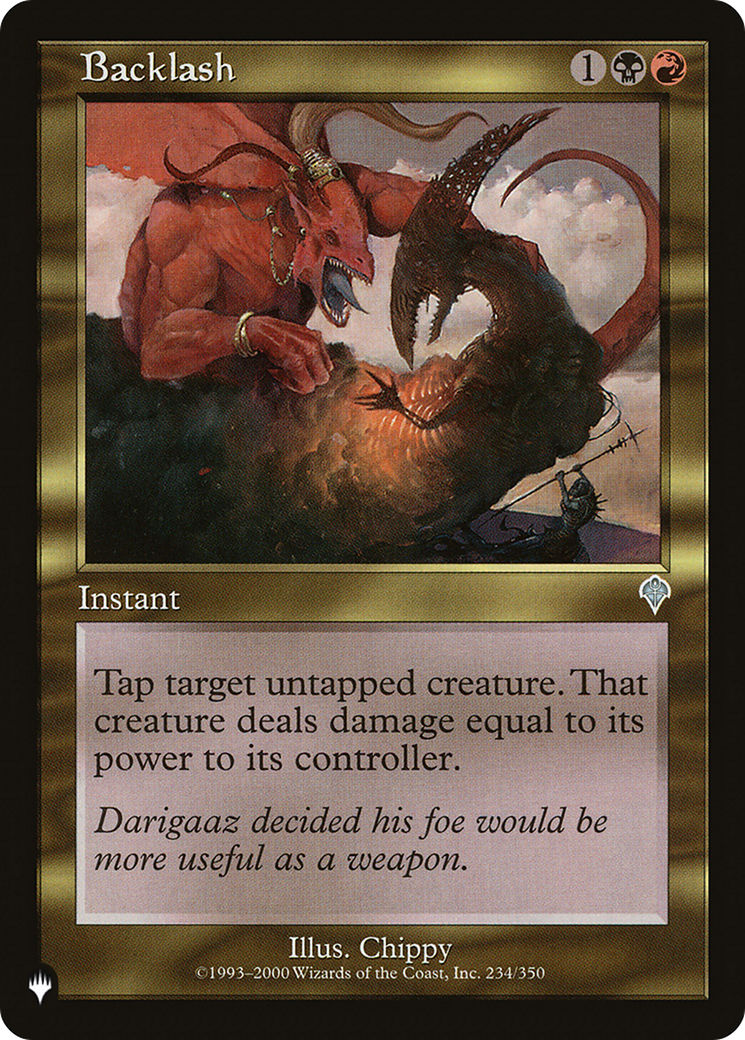 Backlash [The List] | Impulse Games and Hobbies