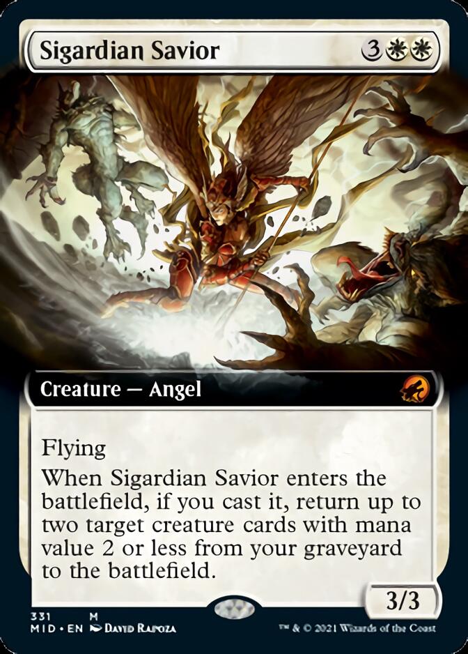 Sigardian Savior (Extended Art) [Innistrad: Midnight Hunt] | Impulse Games and Hobbies