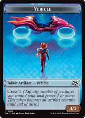 Emblem - Chandra, Spark Hunter // Vehicle Double-Sided Token [Aetherdrift Tokens] | Impulse Games and Hobbies