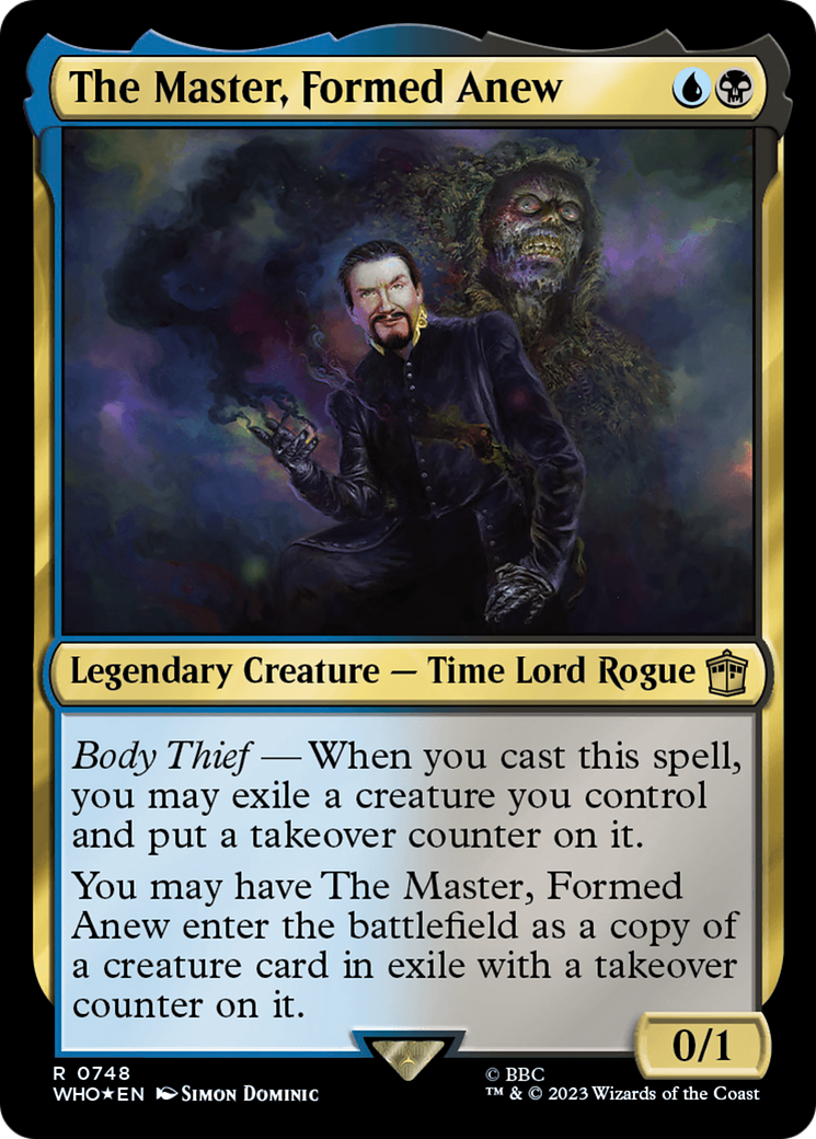 The Master, Formed Anew (Surge Foil) [Doctor Who] | Impulse Games and Hobbies