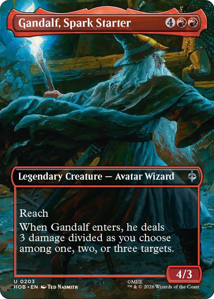 Gandalf, Spark Starter (Borderless) [The Hobbit] | Impulse Games and Hobbies