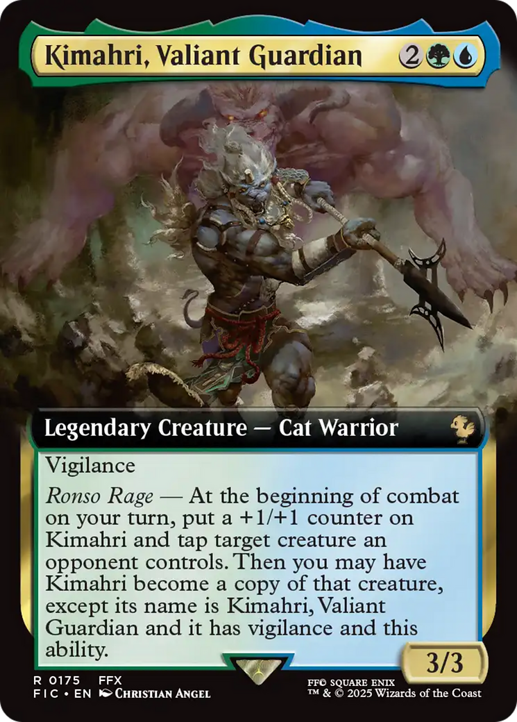Kimahri, Valiant Guardian (Extended Art) [FINAL FANTASY Commander] | Impulse Games and Hobbies