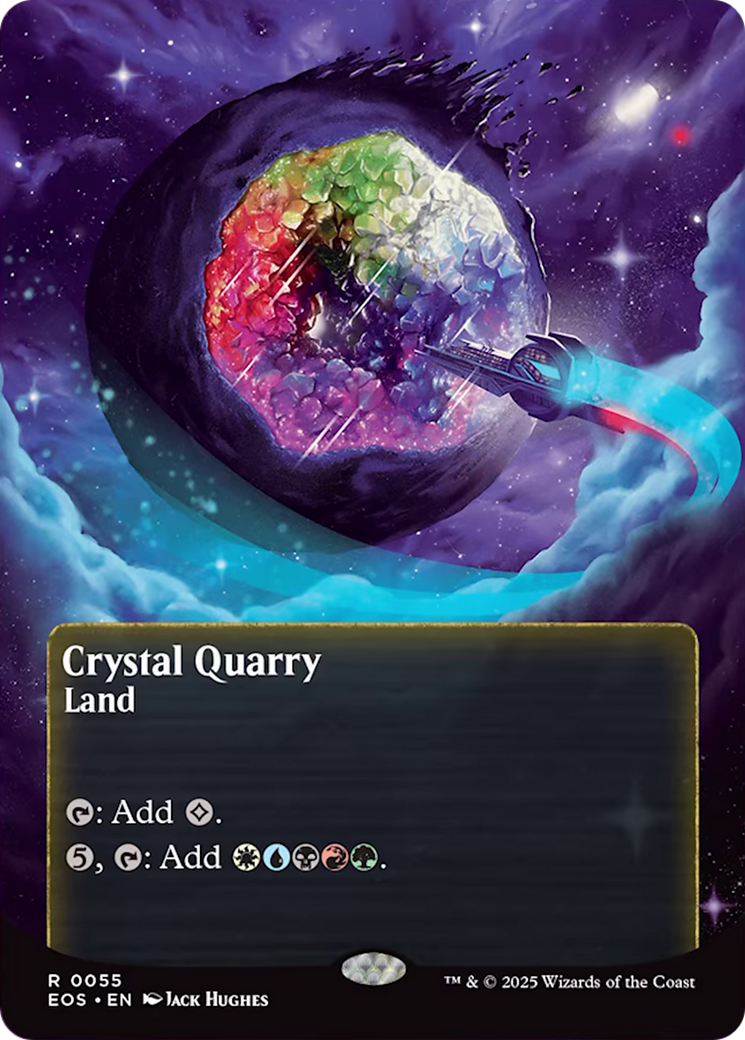 Crystal Quarry (0055) (Borderless) [Edge of Eternities: Stellar Sights] | Impulse Games and Hobbies