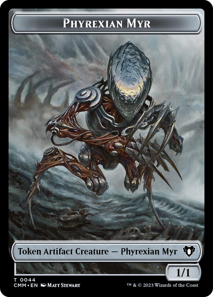 Phyrexian Myr Token [Commander Masters Tokens] | Impulse Games and Hobbies