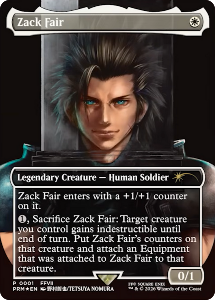 Zack Fair [Media Promos] | Impulse Games and Hobbies