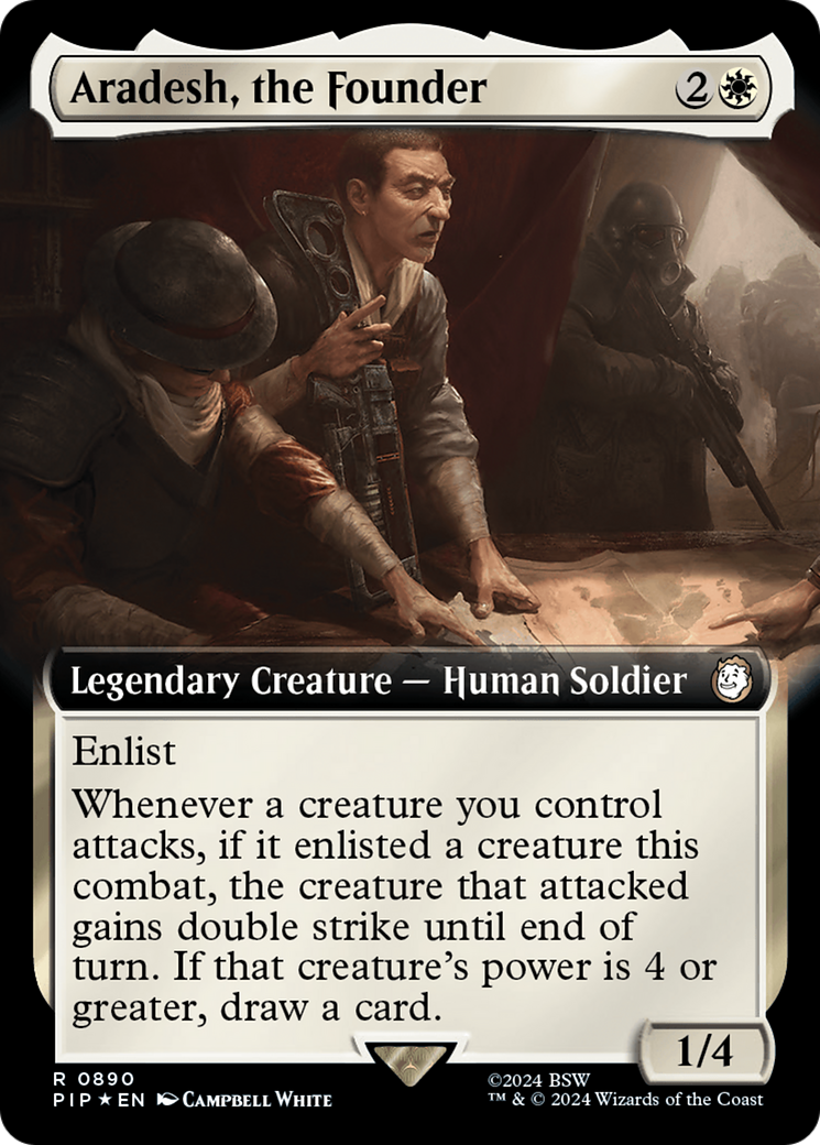 Aradesh, the Founder (Extended Art) (Surge Foil) [Fallout] | Impulse Games and Hobbies