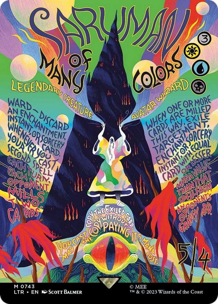 Saruman of Many Colors (Borderless Poster) [The Lord of the Rings: Tales of Middle-Earth] | Impulse Games and Hobbies