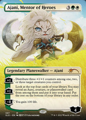 Ajani, Mentor of Heroes (Borderless) [Secret Lair Drop Series] | Impulse Games and Hobbies