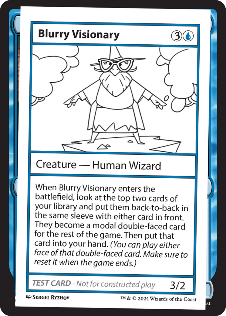 Blurry Visionary [Mystery Booster 2 Playtest Cards] | Impulse Games and Hobbies