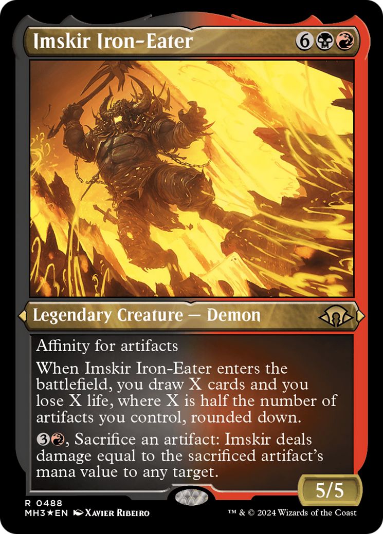 Imskir Iron-Eater (Foil Etched) [Modern Horizons 3] | Impulse Games and Hobbies