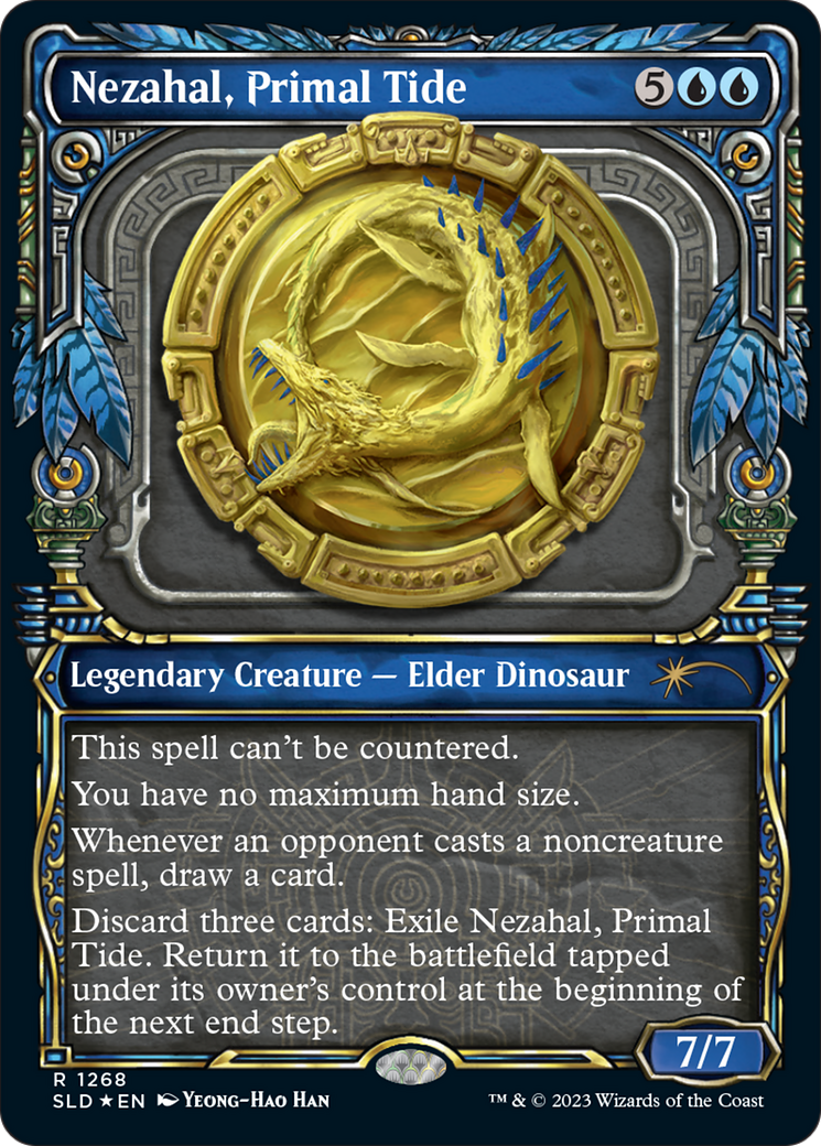 Nezahal, Primal Tide (Halo Foil) [Secret Lair Drop Series] | Impulse Games and Hobbies