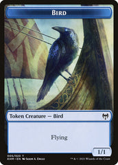 Treasure // Bird Double-Sided Token [Kaldheim Tokens] | Impulse Games and Hobbies
