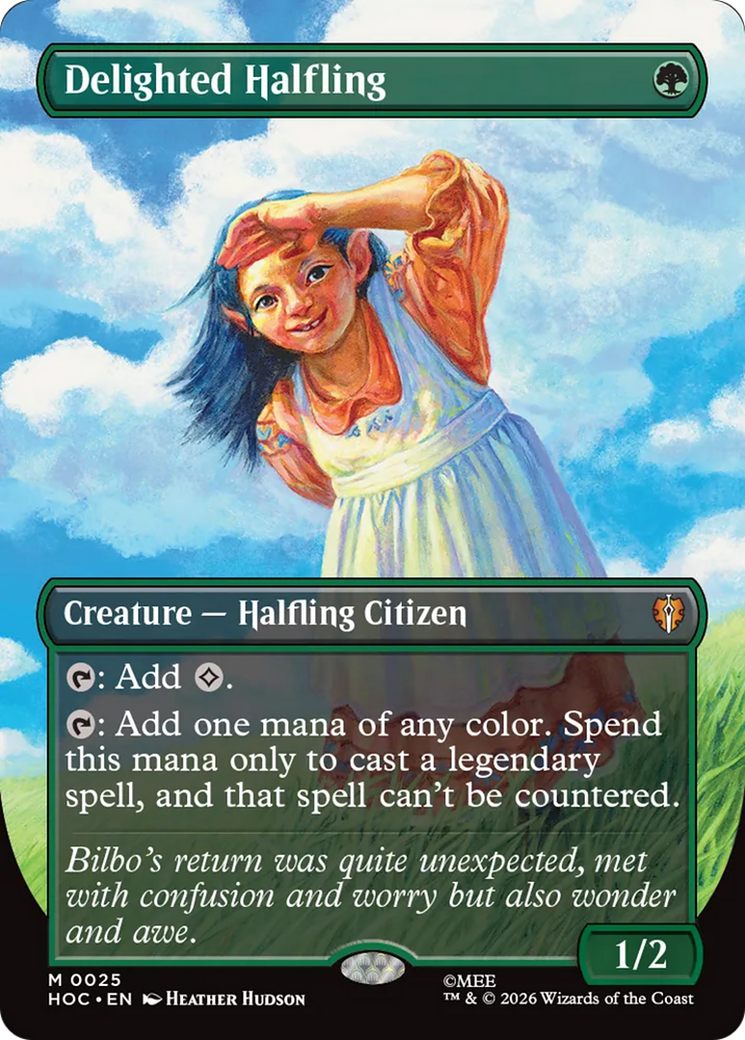 Delighted Halfling (Borderless) [The Hobbit: Eternal-Legal] | Impulse Games and Hobbies