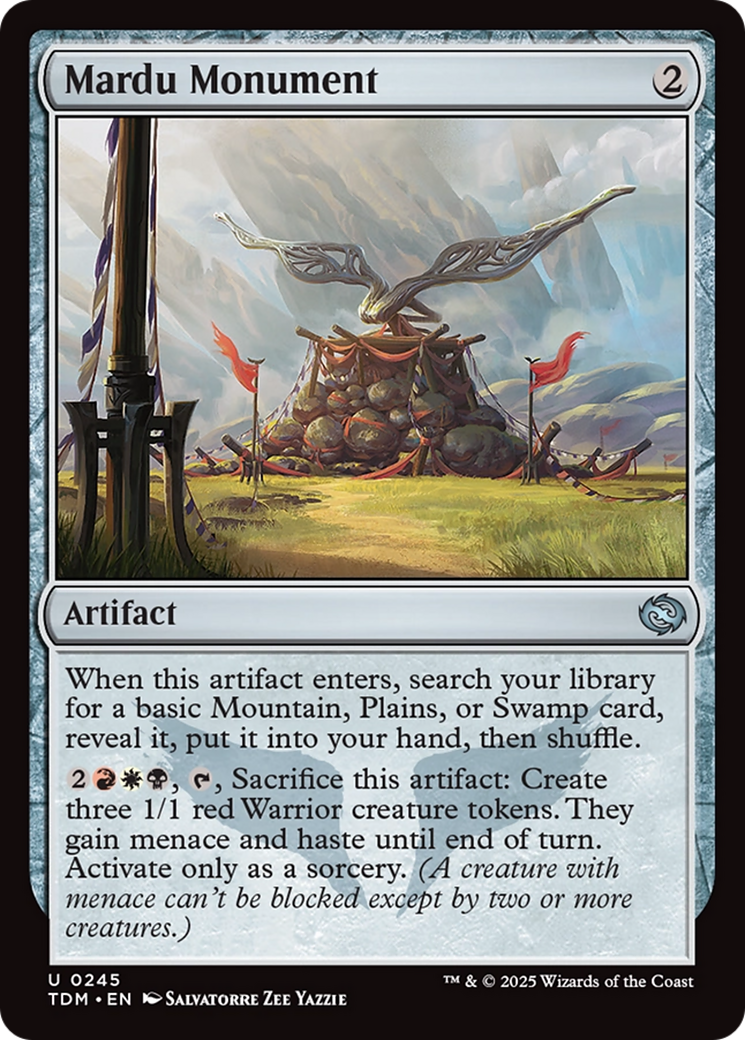 Mardu Monument [Tarkir: Dragonstorm] | Impulse Games and Hobbies