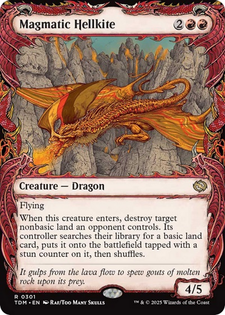 Magmatic Hellkite (Showcase) [Tarkir: Dragonstorm] | Impulse Games and Hobbies