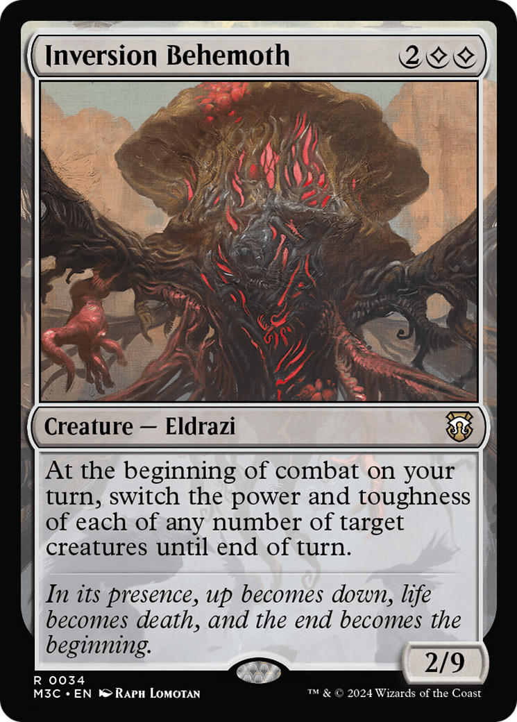 Inversion Behemoth (Ripple Foil) [Modern Horizons 3 Commander] | Impulse Games and Hobbies