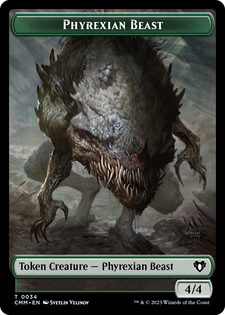 Phyrexian Beast Token [Commander Masters Tokens] | Impulse Games and Hobbies