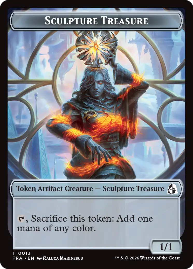 Sculpture Treasure // Beast Double-Sided Token [Reality Fracture Tokens] | Impulse Games and Hobbies