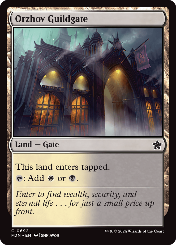 Orzhov Guildgate [Foundations] | Impulse Games and Hobbies