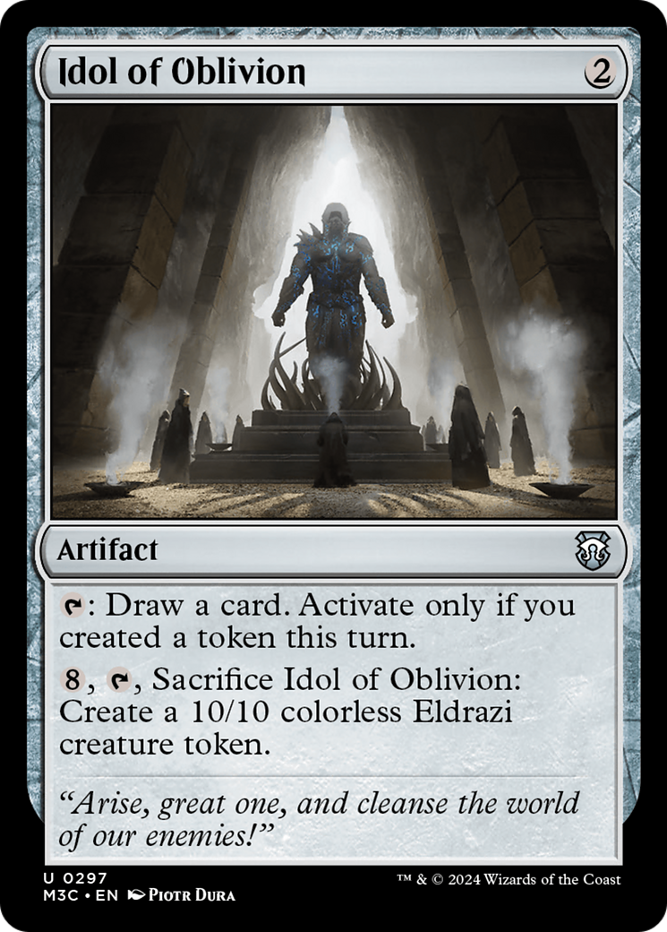 Idol of Oblivion (Ripple Foil) [Modern Horizons 3 Commander] | Impulse Games and Hobbies