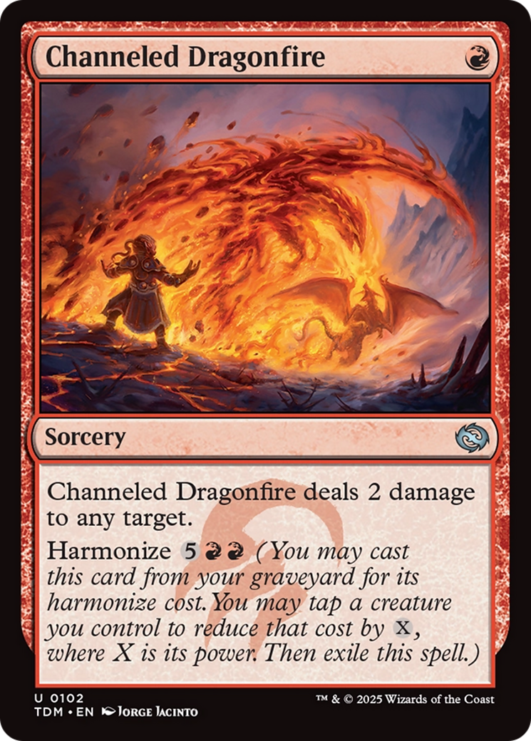 Channeled Dragonfire [Tarkir: Dragonstorm] | Impulse Games and Hobbies