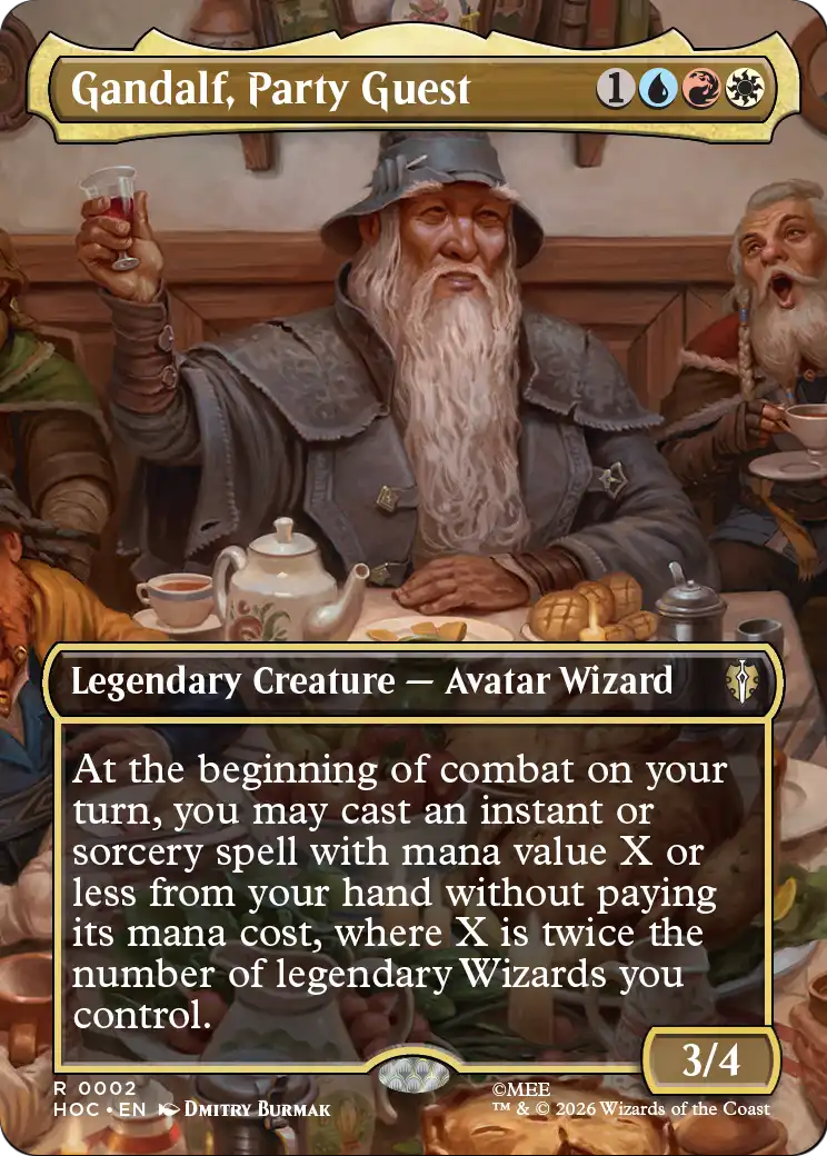 Gandalf, Party Guest (Borderless) [The Hobbit: Eternal-Legal] | Impulse Games and Hobbies