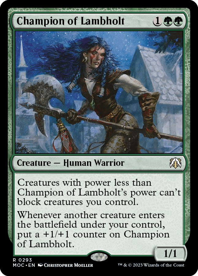 Champion of Lambholt [March of the Machine Commander] | Impulse Games and Hobbies