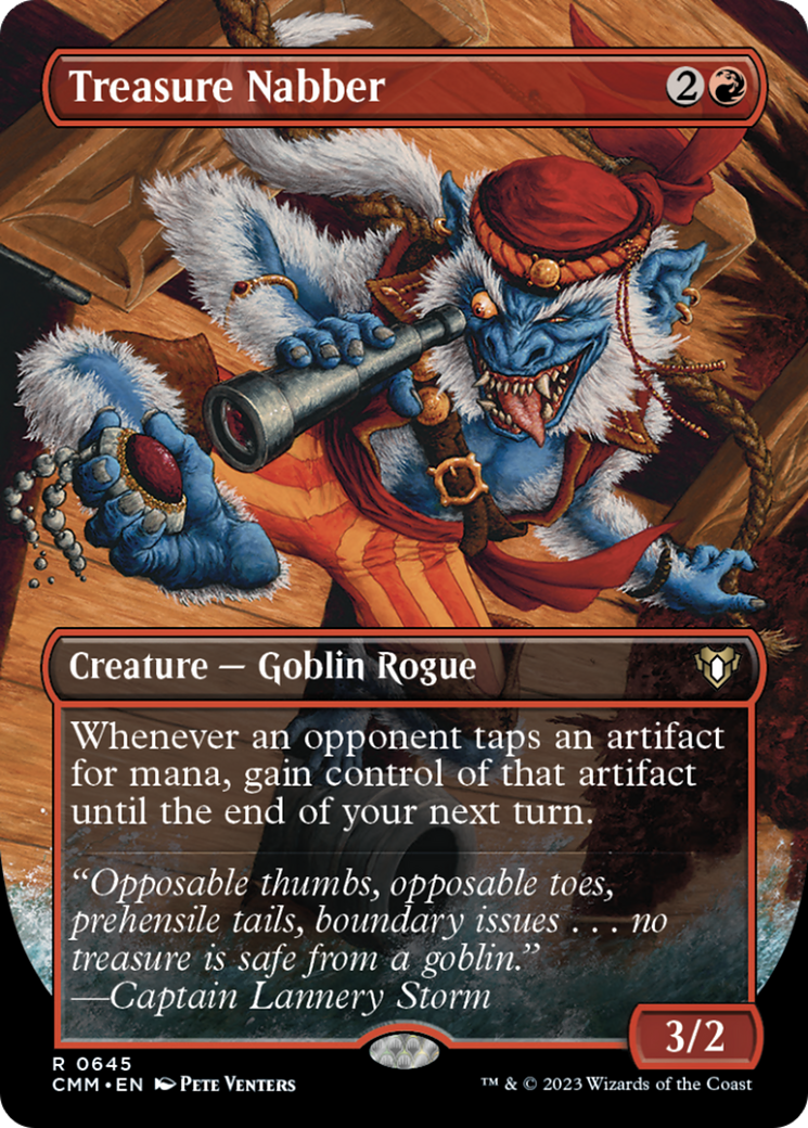 Treasure Nabber (Borderless Alternate Art) [Commander Masters] | Impulse Games and Hobbies