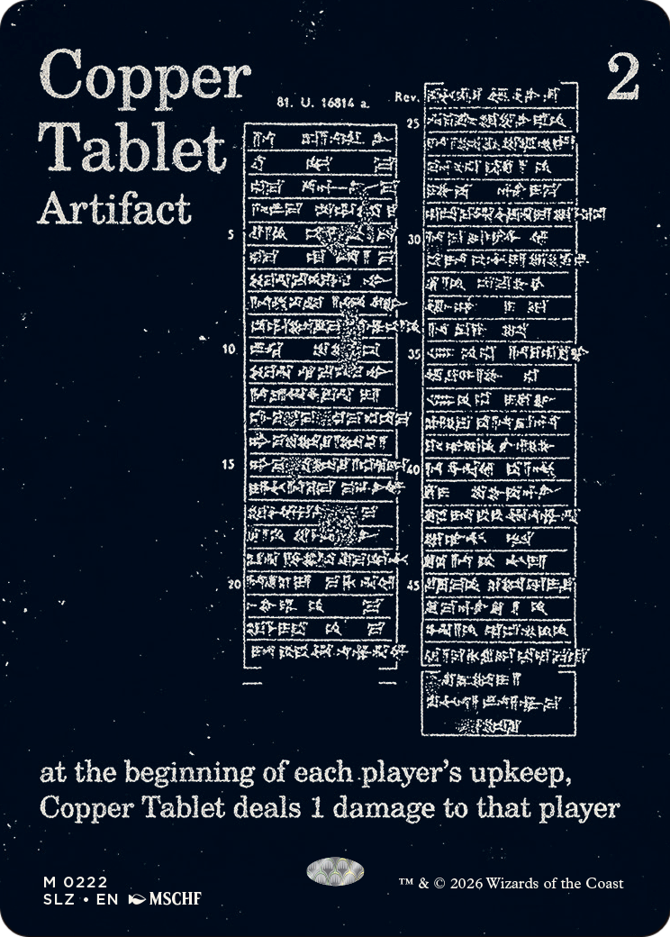 Copper Tablet (0222) [Secret Lair x MSCHF: The Zeta Set] | Impulse Games and Hobbies