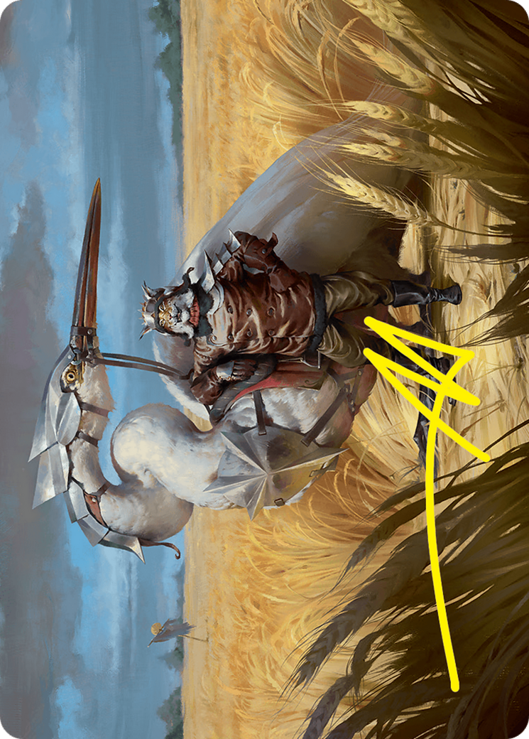 Skyknight Squire Art Card (4/54) (Gold-Stamped Signature) [Foundations Art Series] | Impulse Games and Hobbies