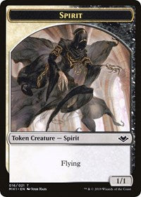 Spirit // Golem Double-Sided Token [Modern Horizons Tokens] | Impulse Games and Hobbies