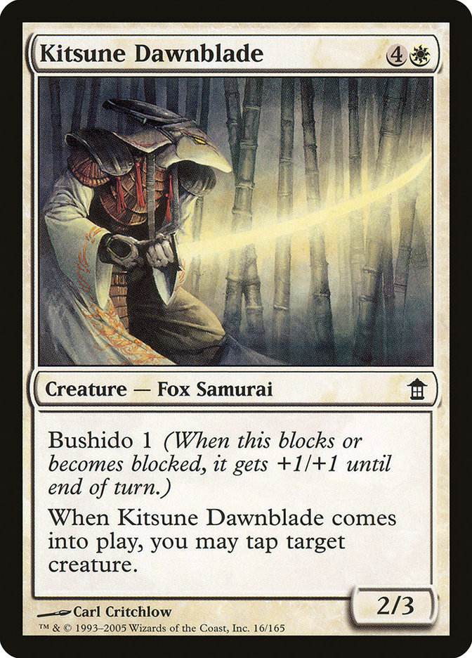 Kitsune Dawnblade [Saviors of Kamigawa] | Impulse Games and Hobbies