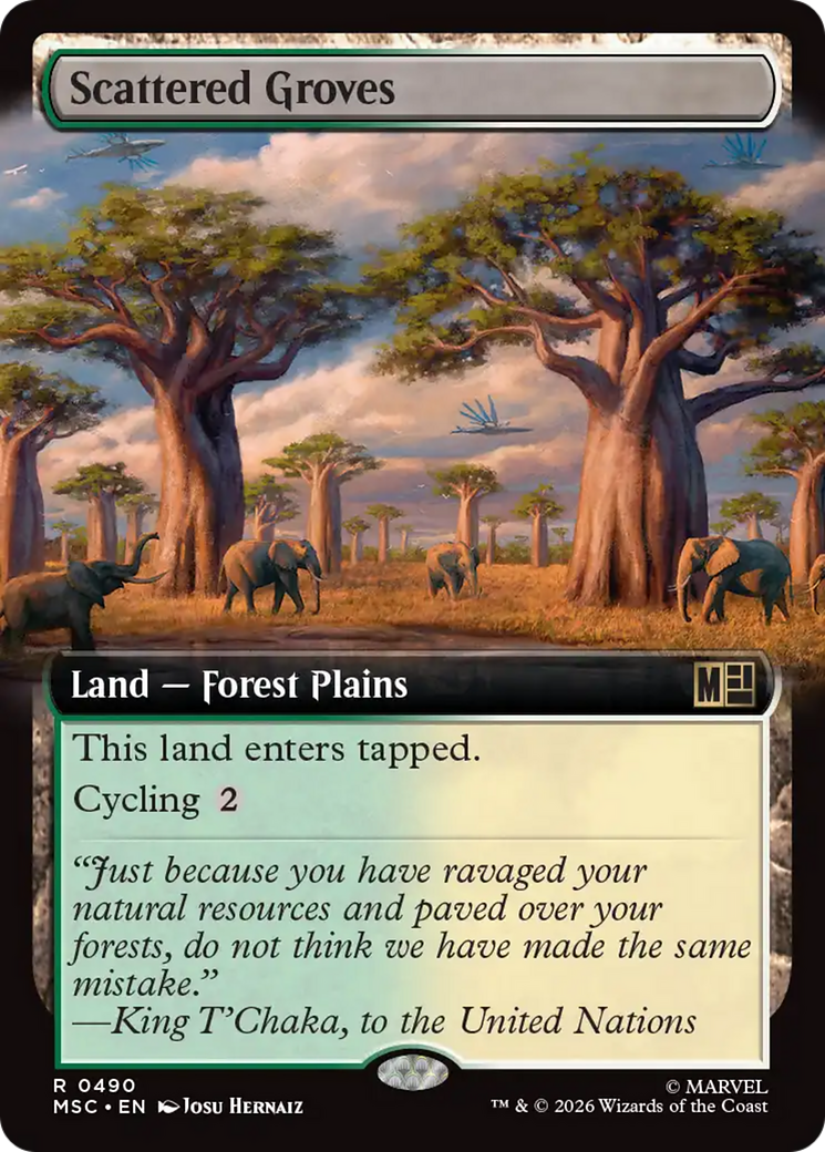 Scattered Groves (Extended Art) [Marvel Super Heroes Commander] | Impulse Games and Hobbies