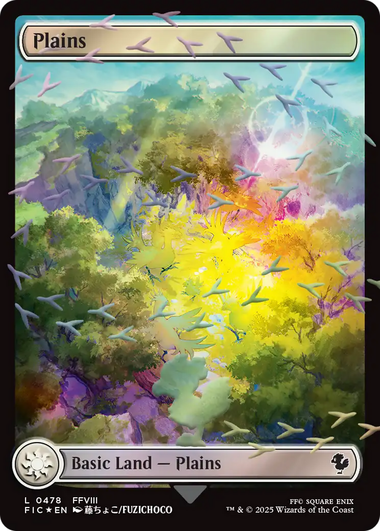 Plains (Chocobo Track Foil) [FINAL FANTASY Commander] | Impulse Games and Hobbies