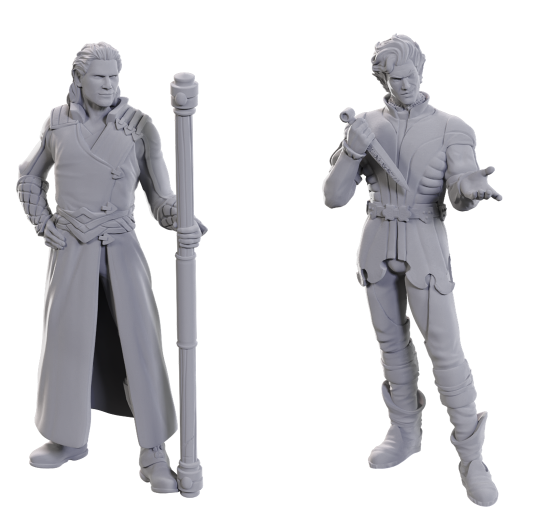DND UNPAINTED MINIS SPECIAL EDITION BALDUR'S GATE 3 - GALE & ASTARION | Impulse Games and Hobbies