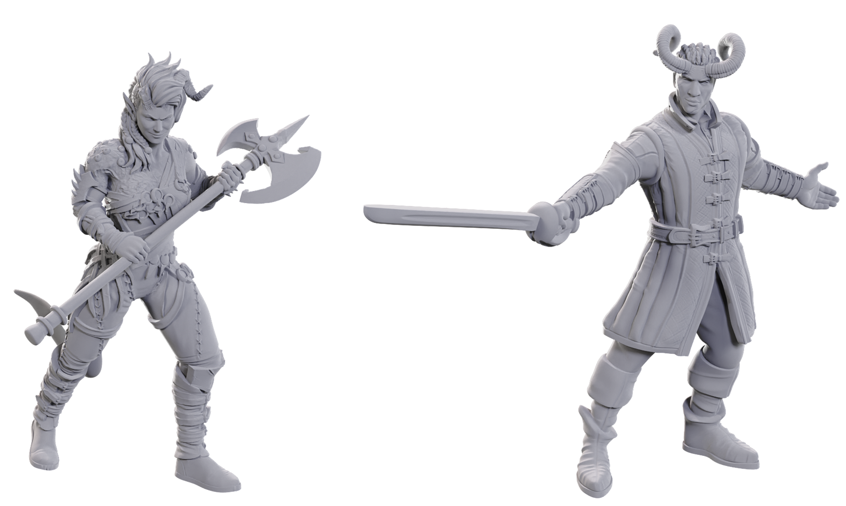 DND UNPAINTED MINIS SPECIAL EDITION BALDUR'S GATE 3 - WYLL & KARLACH | Impulse Games and Hobbies