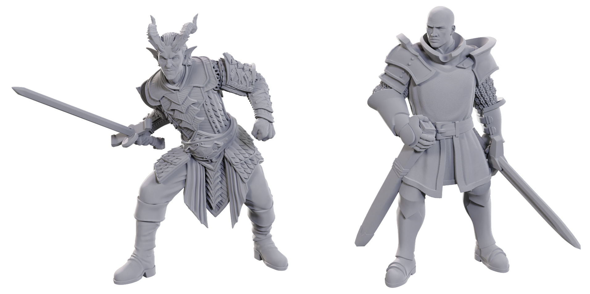 DND UNPAINTED MINIS SPECIAL EDITION BALDUR'S GATE 3 - ULDER RAVENGARD & ZEVLOR | Impulse Games and Hobbies