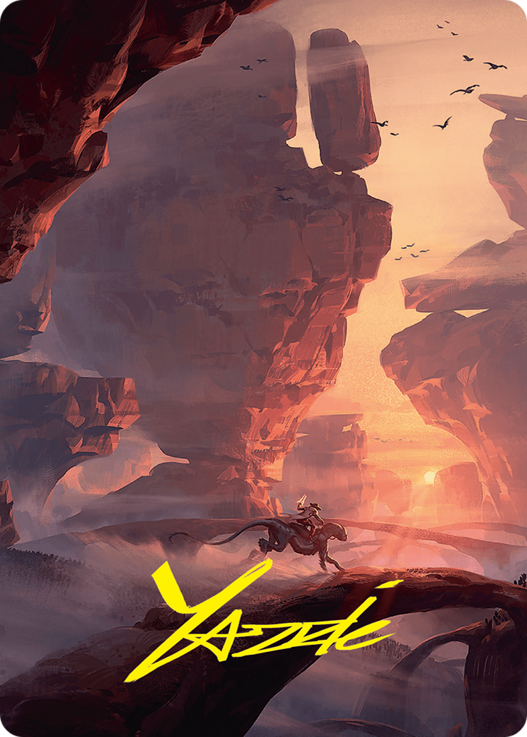 Mountain Art Card (24/54) (Gold-Stamped Signature) [Foundations Art Series] | Impulse Games and Hobbies