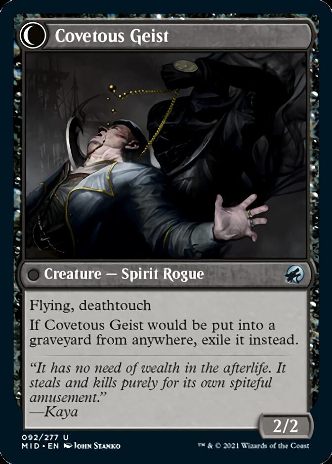 Covert Cutpurse // Covetous Geist [Innistrad: Midnight Hunt] | Impulse Games and Hobbies