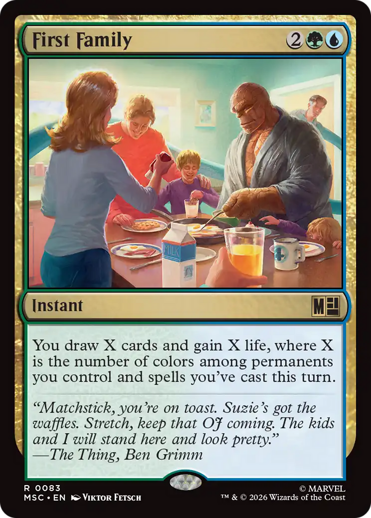 First Family (Surge Foil) [Marvel Super Heroes Commander] | Impulse Games and Hobbies