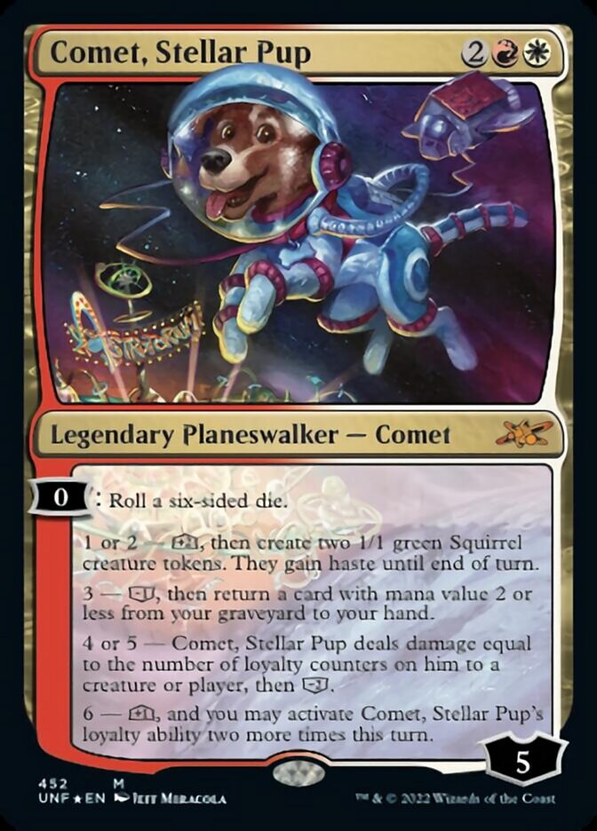 Comet, Stellar Pup (Galaxy Foil) [Unfinity] | Impulse Games and Hobbies