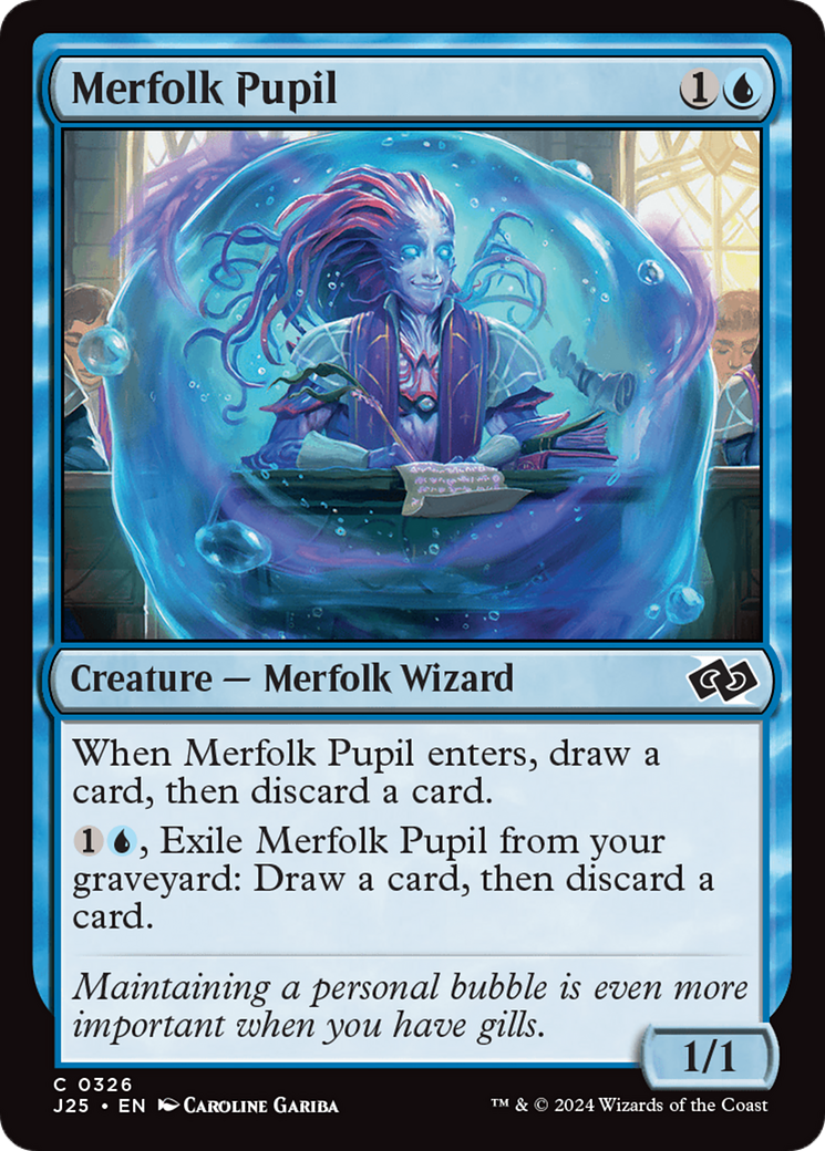 Merfolk Pupil [Foundations Jumpstart] | Impulse Games and Hobbies