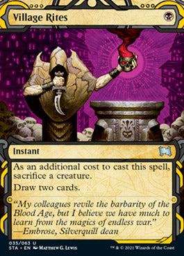 Village Rites (Foil Etched) [Strixhaven: Mystical Archive] | Impulse Games and Hobbies