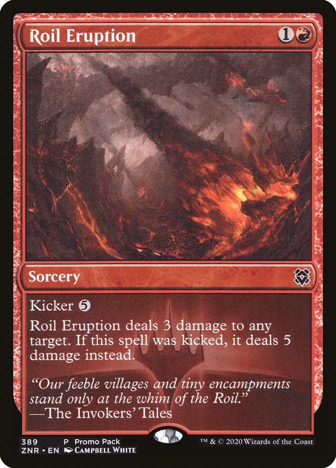 Roil Eruption (Promo Pack) [Zendikar Rising Promos] | Impulse Games and Hobbies