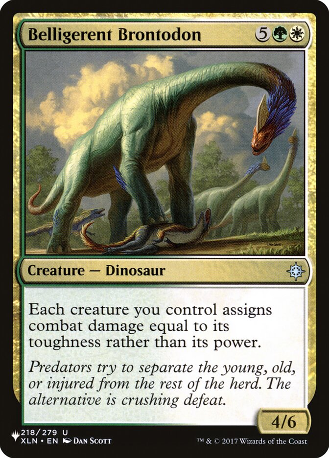 Belligerent Brontodon [The List] | Impulse Games and Hobbies