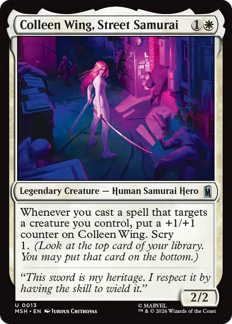 Colleen Wing, Street Samurai [Marvel Super Heroes] | Impulse Games and Hobbies