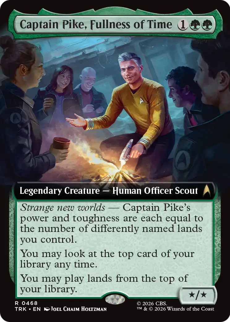 Captain Pike, Fullness of Time (Extended Art) [Star Trek] | Impulse Games and Hobbies